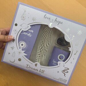 Love + Hope Dream Kit | Lavender & Geranium | Amethyst Crystal + Cards + Candle